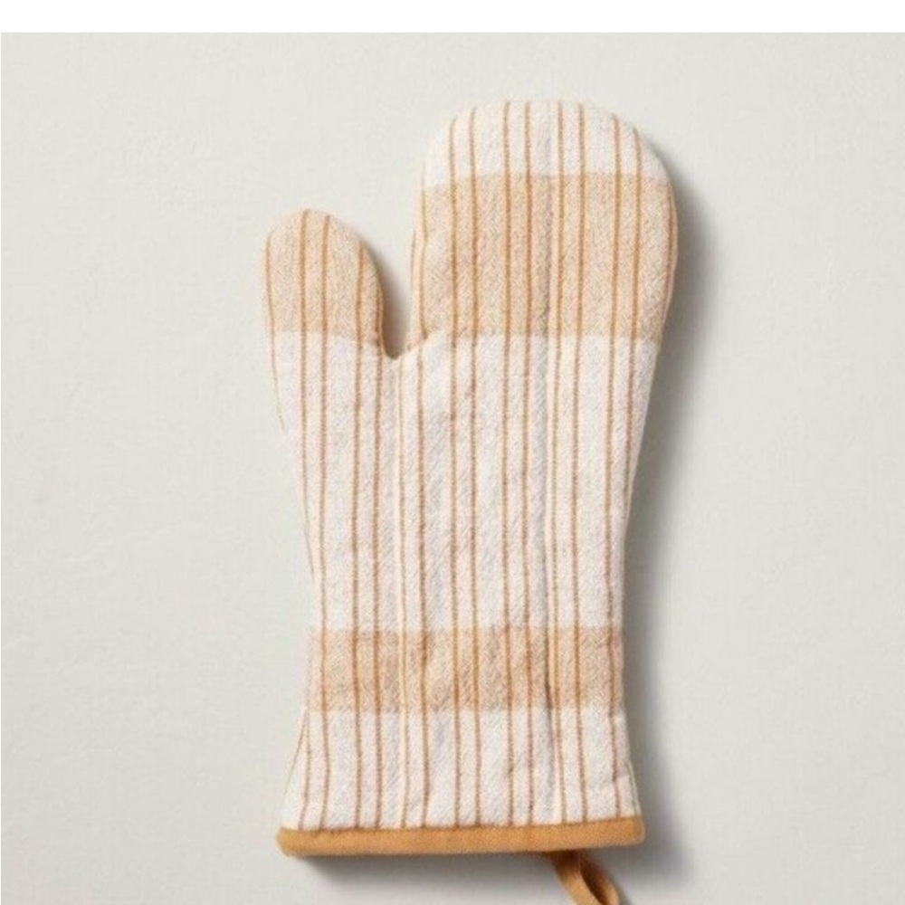 NWT HEARTH & HAND OFFSET PLAID STRIPE‎ OVEN MITT